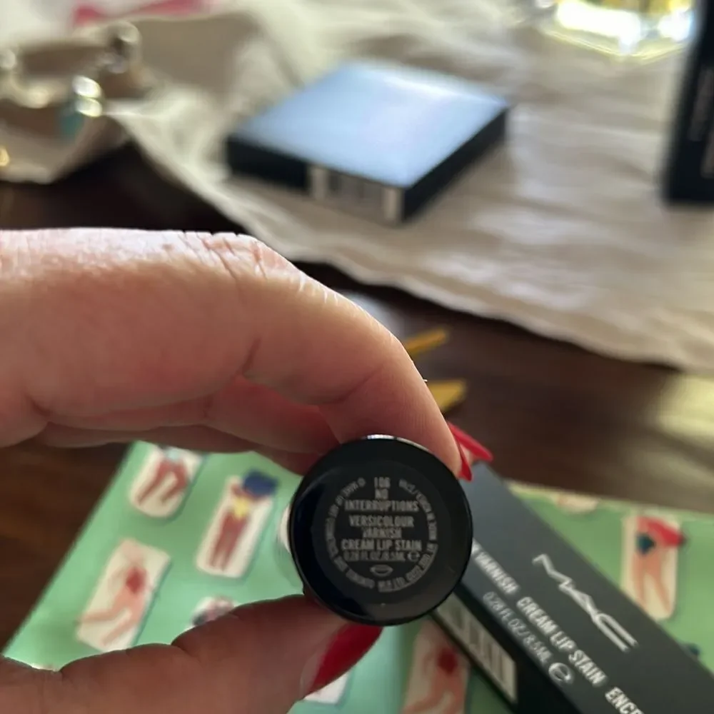 Mac Lip Varnish Stain Shade No Interruptions New In Box Ipsy bag